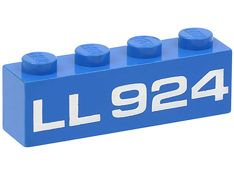 Brique 1x4 - LL924 La Fra'brick