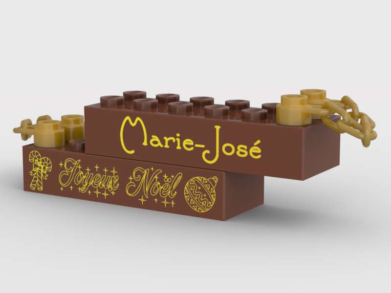 Etiquette cadeau v01 - Personnalisable La Fra'brick