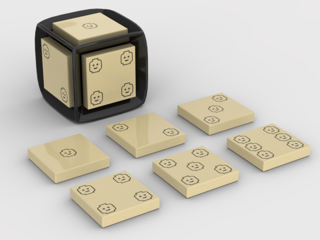 Dés à jouer - Version LEGO La Fra'brick