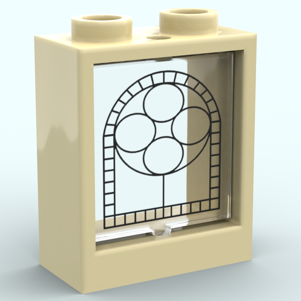 Vitre 1x2x2 - Design personnalisable sans couleur