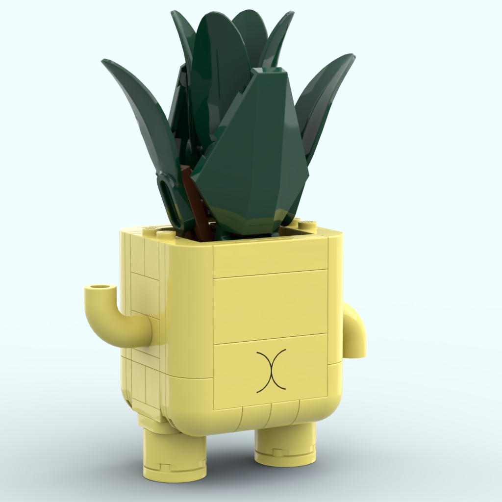 Tile 2x4 - Pot jaune