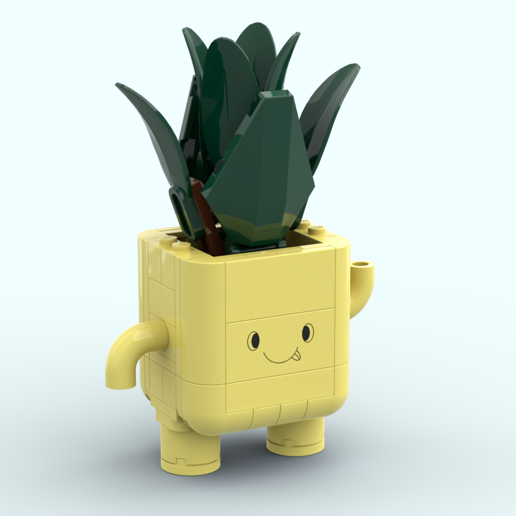 Tile 2x4 - Pot jaune