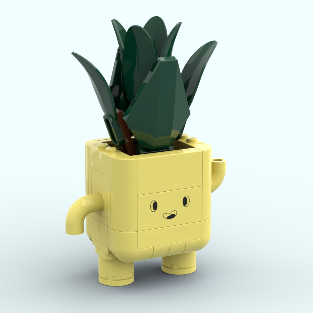 Tile 2x4 - Pot jaune