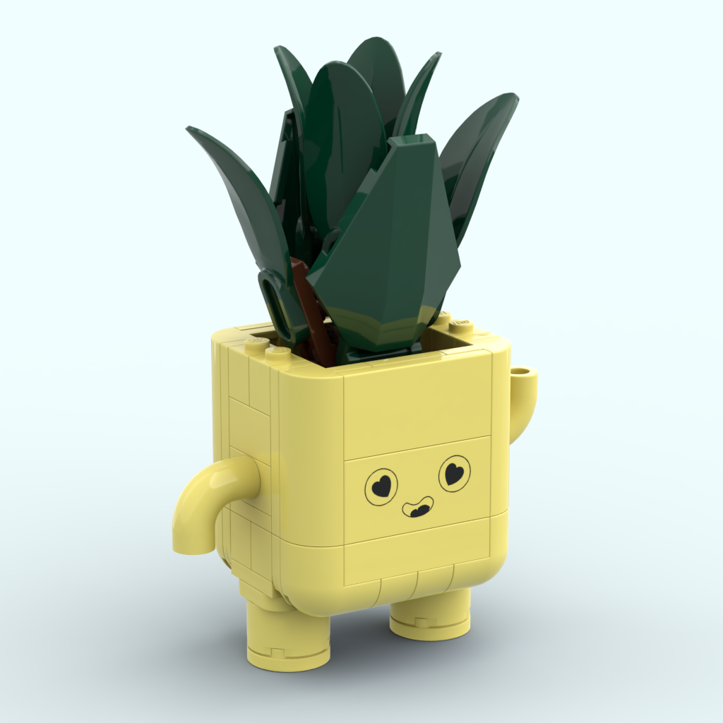 Tile 2x4 - Pot jaune