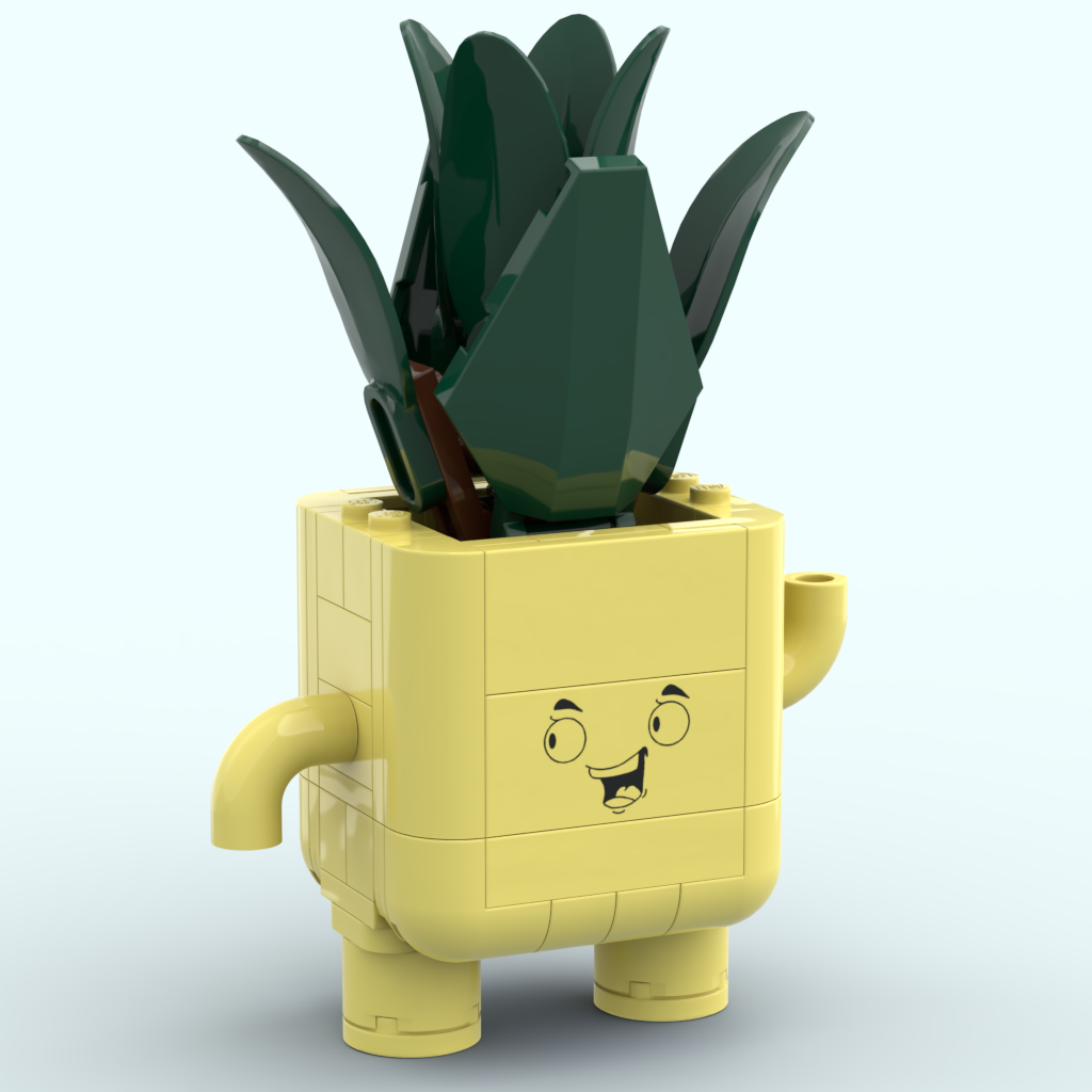 Tile 2x4 - Pot jaune