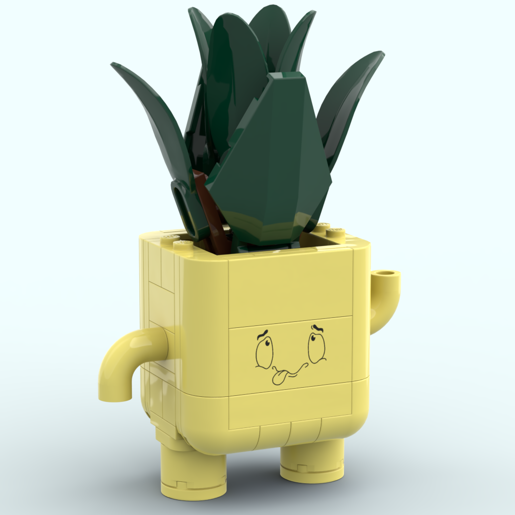 Tile 2x4 - Pot jaune