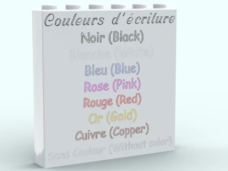 Minifig complète - Torse à personnaliser La Fra'brick