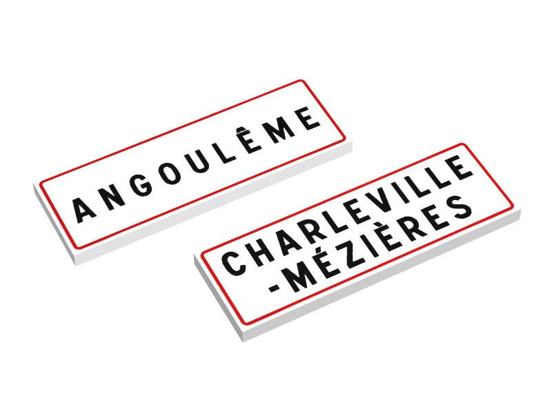 Tile 2x6 - Panneau ville personnalisable La Fra'brick