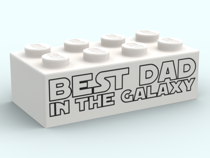 Brique 2x4 - "Best dad"