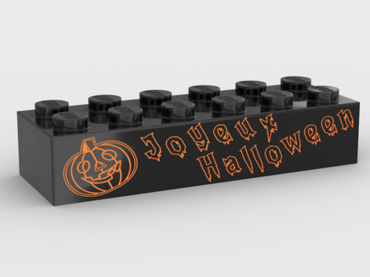 Brique 2x6 - Joyeux Halloween