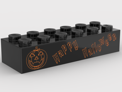 Brique 2x6 - Happy Halloween