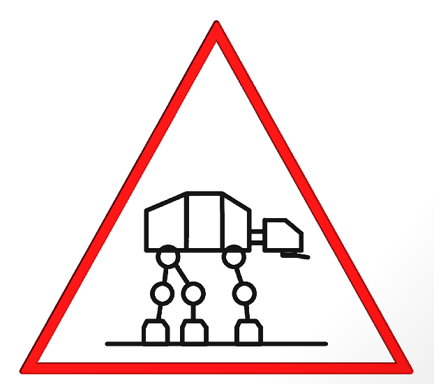 gravure personnalisée - Panneaux de danger triangulaire La Fra'brick