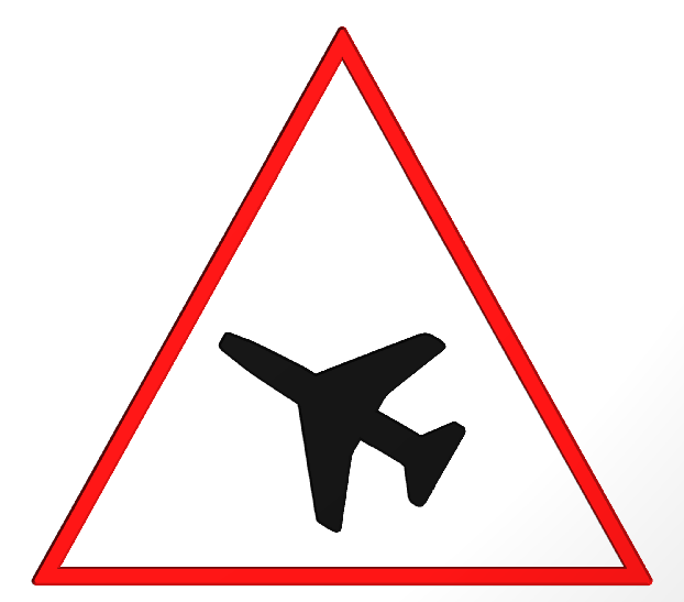 gravure personnalisée - Panneaux de danger triangulaire La Fra'brick